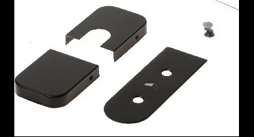 Argenta Afdekplaat Pivotica Zwart