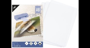 Kangaro lamineerhoes - A6 - 125 micron - glanzend - 100 stuks - K-16004