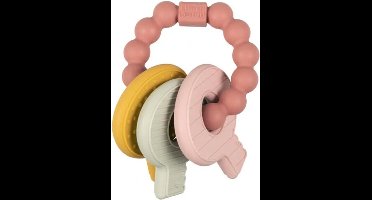 Little Dutch Bijtspeeltje - Speelfiguur - Siliconen - Sleutelbos - Vanaf 4 maanden