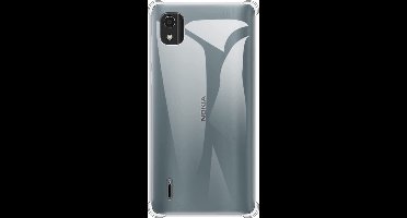 Hoesje geschikt voor Nokia C2 2nd Edition - Anti Shock Proof Siliconen Back Cover Case Hoes Transparant