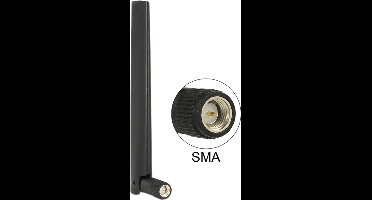 ZigBee multi antenne - omnidirectioneel - SMA (m) - 1-4,3 dBi / zwart
