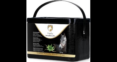 Excellent Herbs Hennepbloem pellets - 1.5 kg - Ondersteunt de darmwerking en algehele gezondheid - Geschikt voor paarden