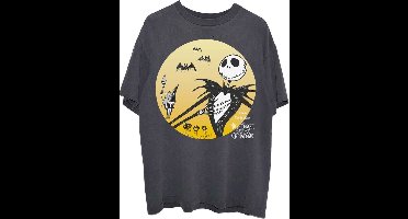Disney The Nightmare Before Christmas - Sunset Jack Unisex T-shirt - L - Zwart