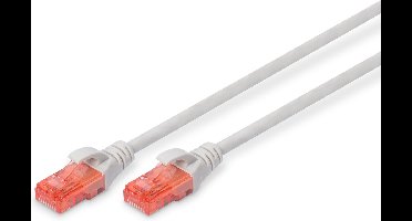 Digitus Patchcord 1M Utp Cat 6 Pvc Grijs Voor Het Aansluiten Van Internetnetwerken