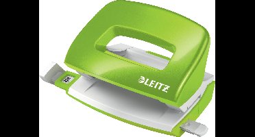 Leitz WOW Mini Perforator - Perforeert Tot 10 Vel - Voor Mappen En Ringbanden - Ideaal Voor Thuiskantoor/Thuiswerkplek - Groen