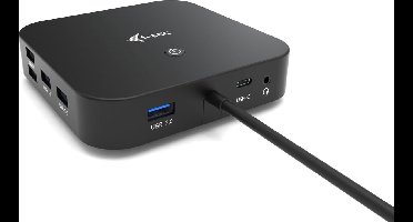 i-Tec - USB-C HDMI DP Docking Station (Exclusief USB-C oplader)