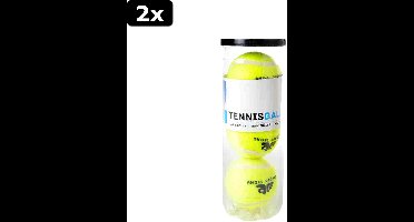 2x Tennisballen 3 stuks in koker