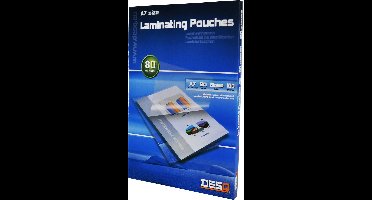 DESQ® Lamineerhoes | A7 | 80 micron | Glanzend | 100 stuks | 80x111 mm | Premium | 71171