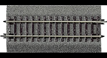 H0 RocoLine (met ballastbed) 42512 Rechte rails 115 mm 6 stuk(s)