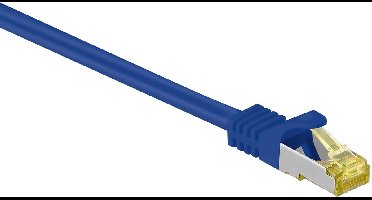 S/FTP CAT7 10 Gigabit netwerkkabel / blauw - LSZH - 30 meter