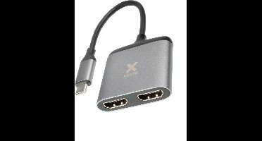 Xtorm USB-C Hub naar 2x HDMI - Connect Series - Grijs