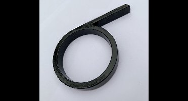 ***Zwart Modern Huisnummer - nr 6 - Zwevend Huisnummer 125mm - van Heble® ***