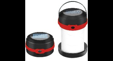 Solar led kampeerlamp 'Explorer' - Opvouwbare outdoor lamp voor op tafel - Buitenlamp op zonne-energie - Zaklamp - Camping verlichting