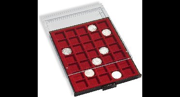 Stapel element, MB - vak afm: 24x24 mm. (80 st.) Rookleur / Transparant