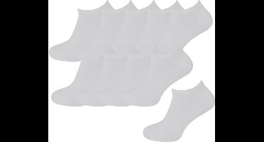 green-goose® Luxe Bamboe Sneakersokken - 10 Paar - Grijs - 43 - 46 | 100% Bamboe | Duurzaam | Anti-Zweet | Heerlijk Zacht