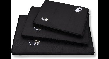 NapZZZ Benchkussen Waterproof Zwart Maat XXL: 120 x 74 x 5 cm