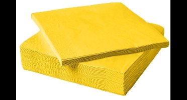 Daily Style – Servetten – Geel – 100 stuks – Feest & Tafeldecoratie