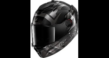 SHARK Spartan Gt Pro Carbon Zarco Track Racer Carbon Antraciet Chrome DAU - Maat M - Helm