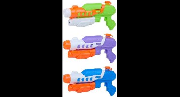 Eddy Toys Waterpistool 29 Cm - Waterpistool voor Kinderen met Handgreep - Waterpistool met Draaiklep - Speelgoed voor Buiten - Kleur Wordt Willekeurig Geleverd