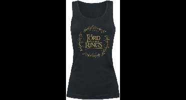 The Lord Of The Rings Logo Dames Top - zwart - XL