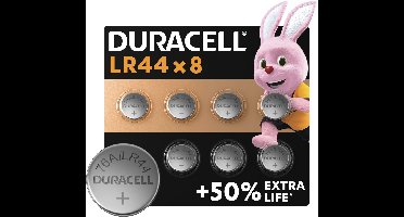 Duracell LR44 - specialty alkalinebatterij - 1,5V, A76 - 8 stuks