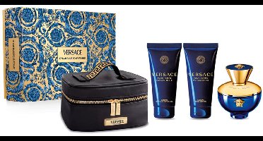 Versace Dylan Blue pour Femme Giftset - eau de parfum, bodylotion, showergel - 100 ml