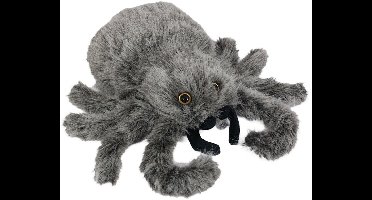 PIA Soft Toys - Pluche Spin - zwart - 24 cm