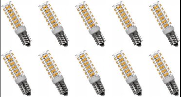 Spectrum LED Miniatuur Lamp E14 4.5W - 230V - 495 Lumen - 6000K Koud wit - Helder daglicht - Energiezuinig - 10 stuks