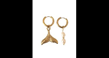 Cliste Couture - Ocean Whispers Oorbellen Set - Sieraden - Oorbellen Dames - Verguld - Oorbellen