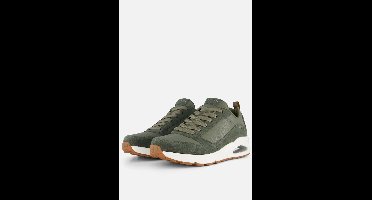 Skechers Uno - Stacre Heren Sneakers - Groen