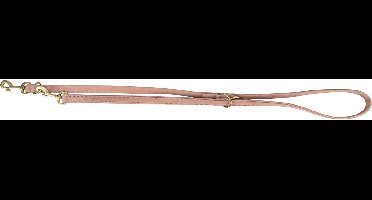 Trixie hondenriem pure verstelbaar leer roze