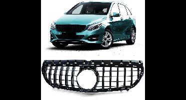 Sport Grill voor Mercedes B Klasse W246 (2014–2018) Glans Zwart
