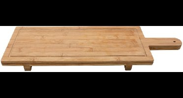 Svenska Living serveerplank bamboe XXL 88x26x5 cm bruin keuken.