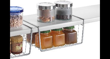 Ruimtebesparende beugels - schokbestendig en roestbestendig - 1 stuk