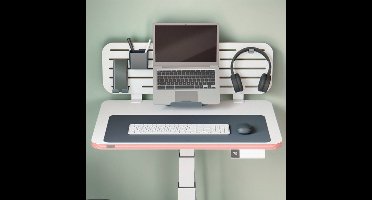 Leitz Grote Leren Bureau Onderlegger 70x36 cm - Gerecycled Leer - Anti-slip - voor Toetsenbord & Muis - Donkergrijs