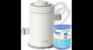 Intex 55274 C330 1250l/h Type H Cartridgefilterpomp Zilver H Type