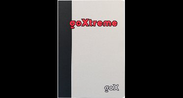 Kangaro schrift goXTREME - formaat A5 - met lijn - tekst rood - 10 stuks