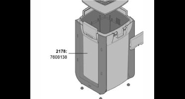 Eheim Filterpot Voor 2178/Prof 5 600t