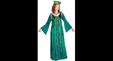 Kasteel jurk dame Eleonora groen