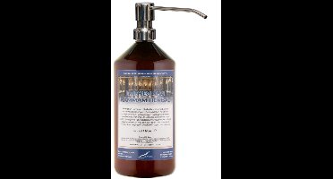 Bodylotion Hammam Herbal 1 Liter met luxe RVS zilverkleurige pomp - stijlvolle en duurzame uitstraling