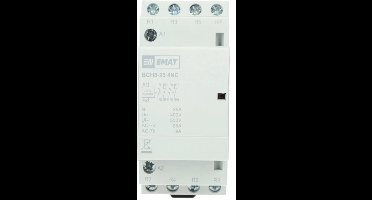 EMAT magneetschakelaar 230/400V 25A 0 maak en 4 verbreek (85010007)