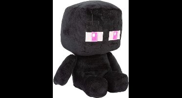 Enderman Zittend Minecraft Pluche Knuffel 24 cm - A Minecraft Movie Plush - Speelgoed Film Knuffels voor Kinderen Jongens Meisjes - Steve Creeper Enderman Skeleton Zombie
