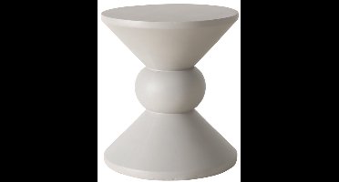 Boltze - Salontafel - Bijzettafel - Tafel - Rosalio - Fiberclay - Grijs - 40x35cm