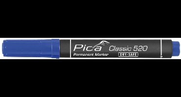 Pica 520/41 Permanent Marker - Rond - Blauw - 1-4mm