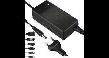 Scooter acculader - 42V 2A - E-scooteroplader - Elektrische scooterlader - Oplader Geschikt Voor Elektrische Steps - 6 Oplaadpoorten - Geschikt Voor E-Scooters - Scooterlader 42V Netsnoer - Hoverboard Drift Trikes