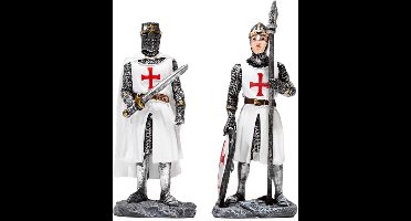 Ridder Set Ridders Ridder van de kruistochten figuur (set)