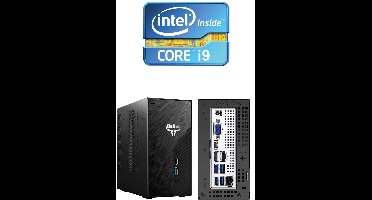 BitBull i9 14900K 24-Core Mini PC Computer|32GB RAM 1TB SSD M.2|Intel Core i9@6Ghz Turbo!|WIFI 6/Bluetooth 5.2|Ondersteuning voor 3 Schermen|Met Windows 11 Professional