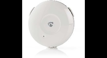 Nedis SmartLife Water Detector - Wi-Fi - Batterij Gevoed - Verlenging inbegrepen - Max. batterijduur: 24 Maanden - 50 dB - Wit