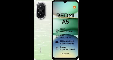 Xiaomi Redmi A5 4G 4GB/128GB Groen (Lake Green) Dual SIM