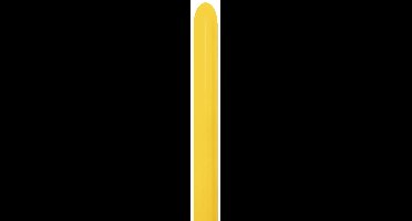 Modelleerballonnen Sempertex 260s Fashion Yellow 021 - 50 stuks - Feestjecreatief